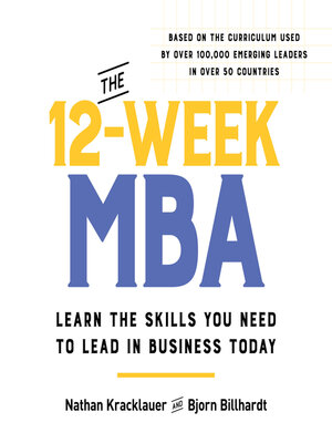 cover image of The 12-Week MBA